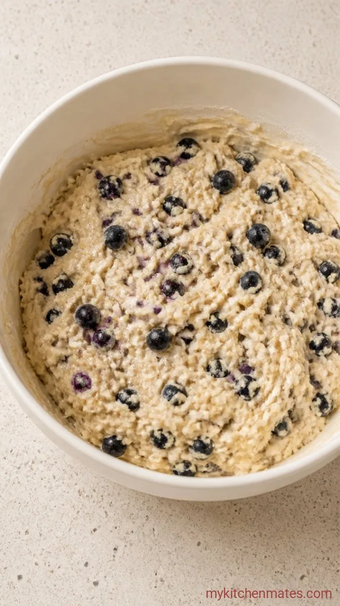 Step 3: Fold the Batter and Blueberries