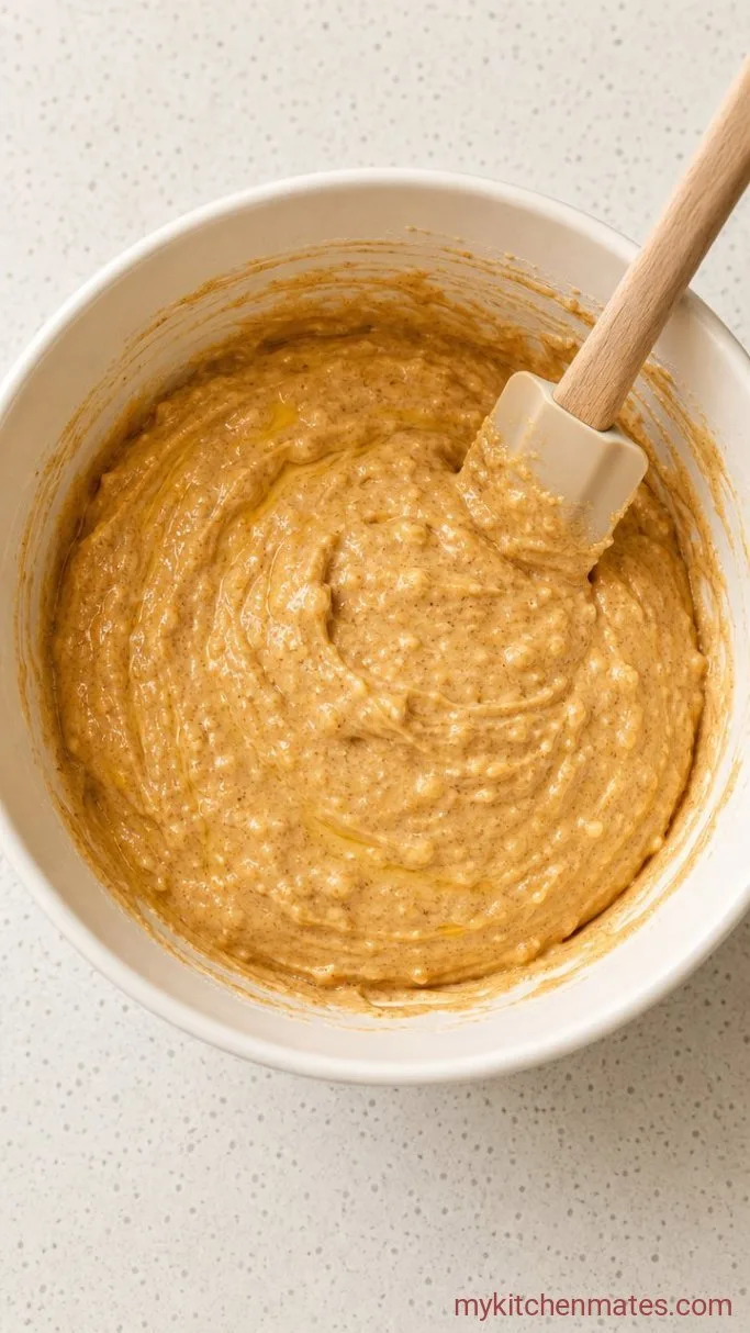 Fluffy Gluten Free Pumpkin Pancakes Step 3: Fold the Batter Together