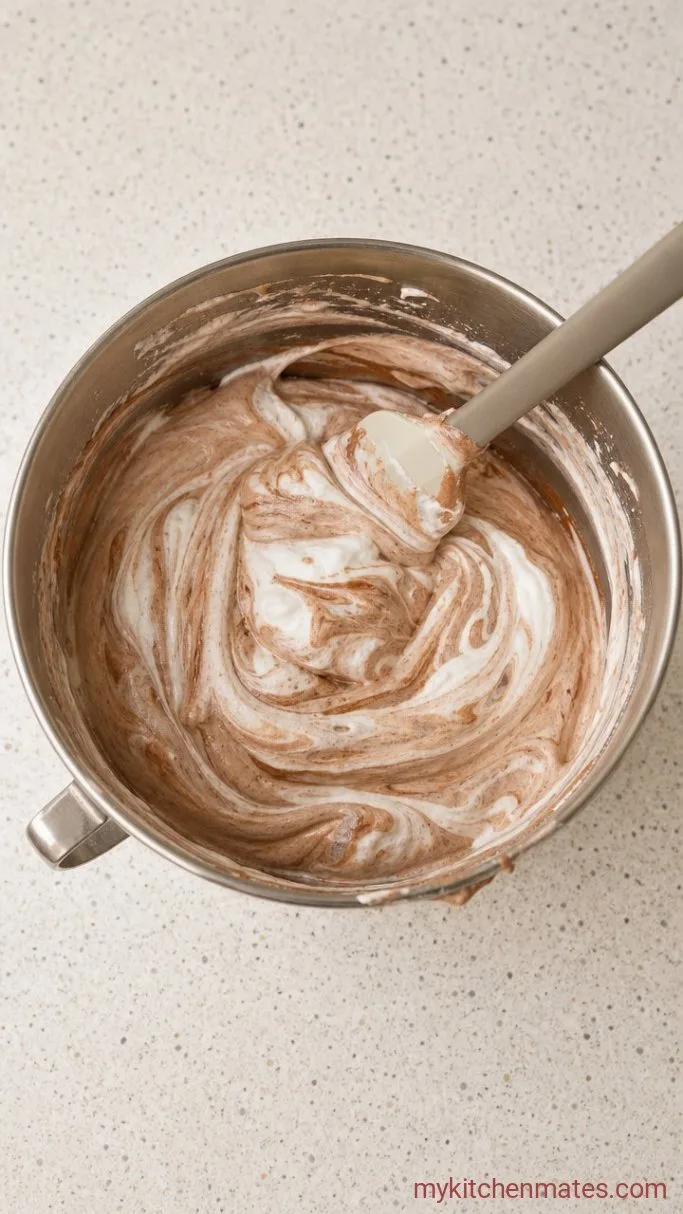 Step 3: Fold the Dry Mixture Into the Whites