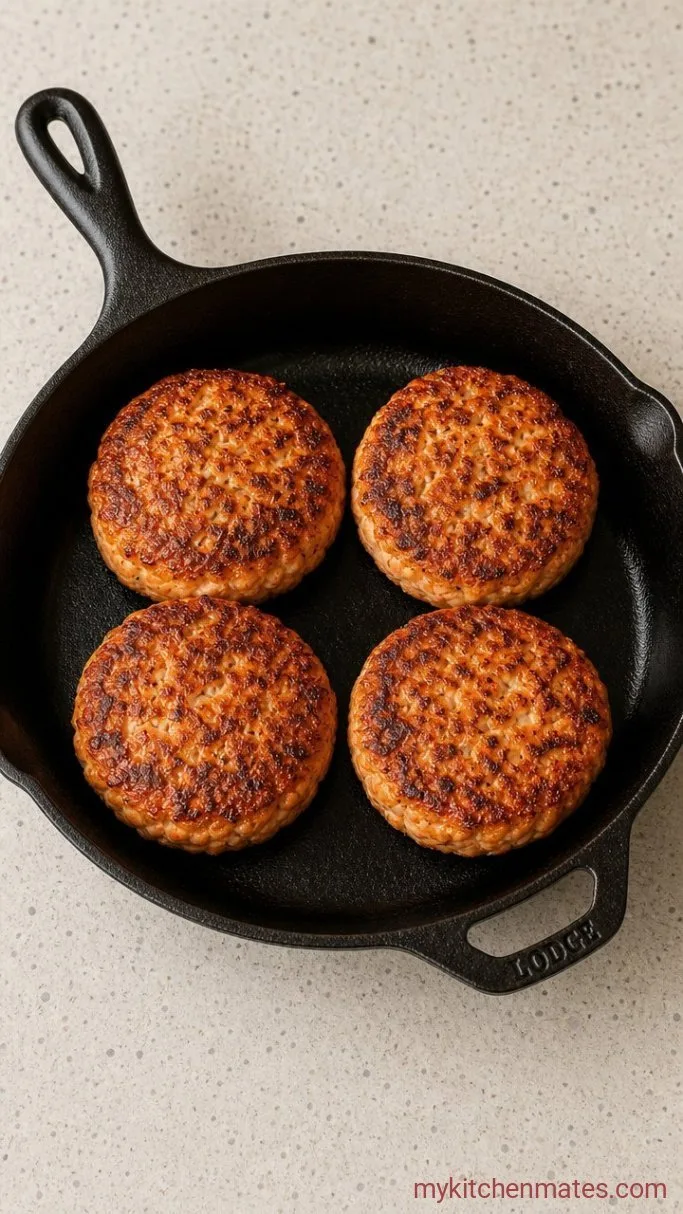 Crispy, Quick Canned Salmon Burgers Step 3: Fry the Burgers