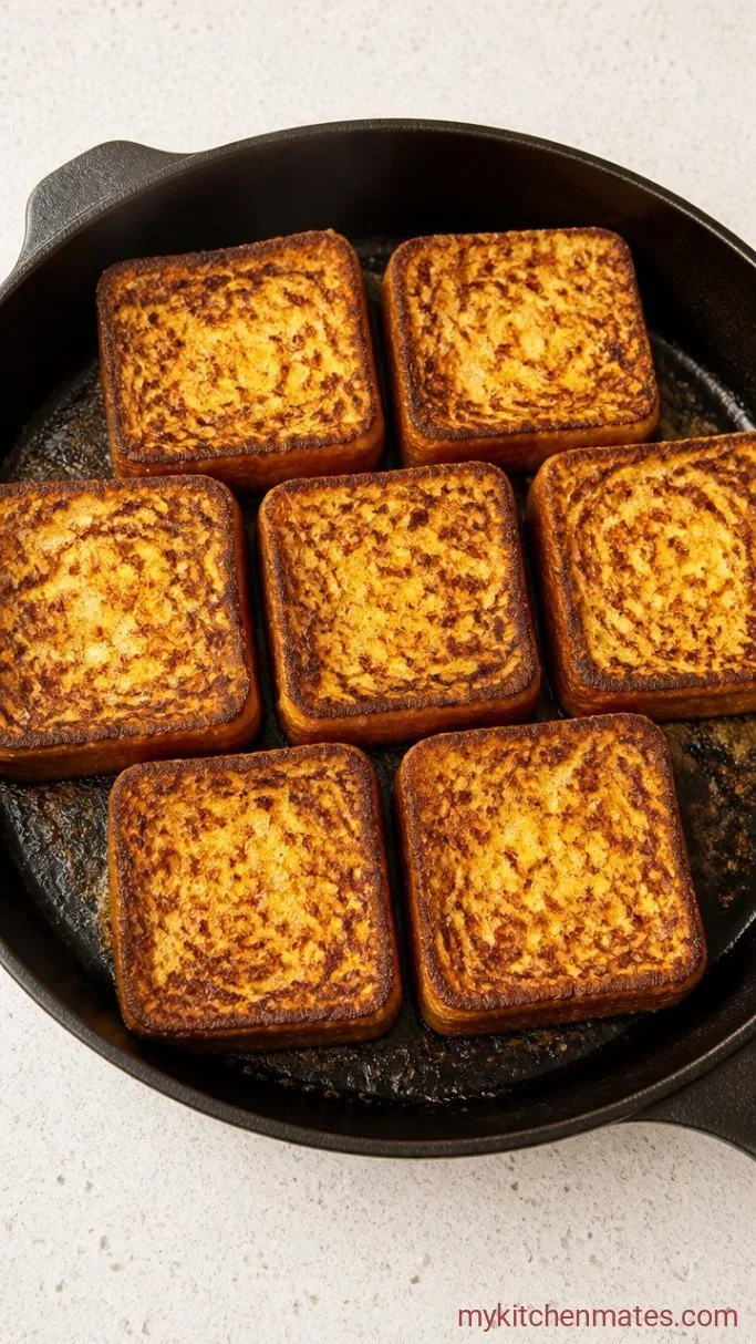 20-Minute Texas Toast French Toast Step 3: Fry the French Toast