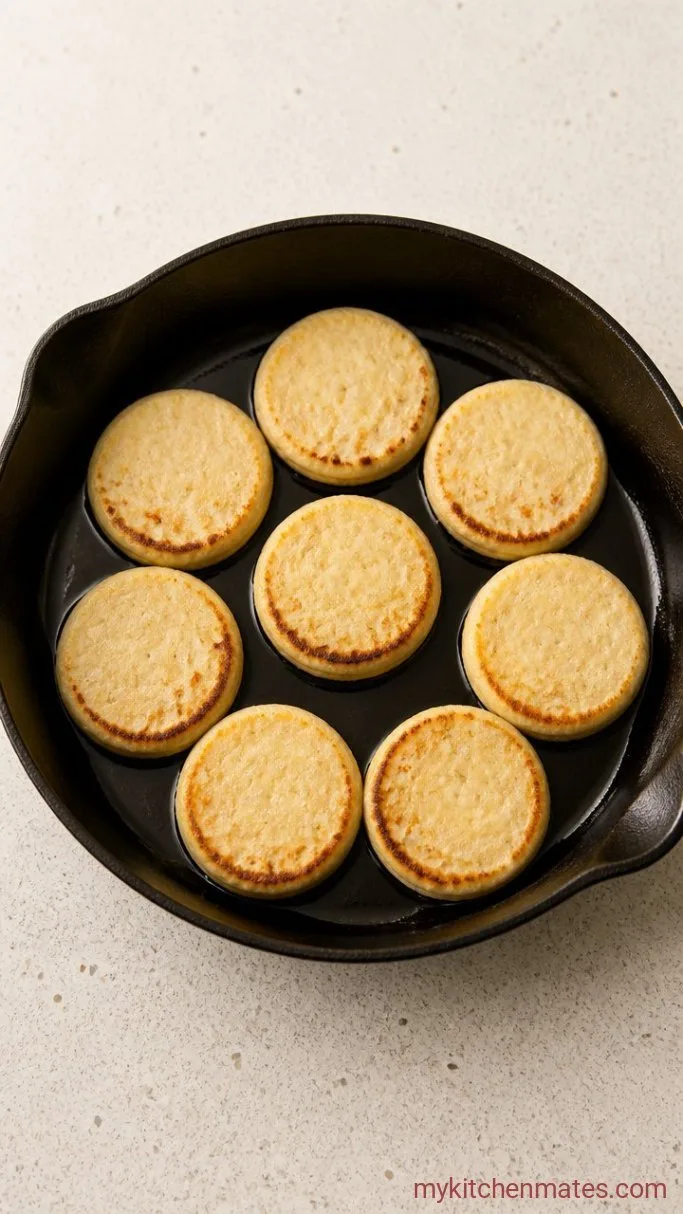 Authentic Mexican Gorditas: Crispy Outside, Soft and Fluffy Inside Step 3: Fry the Gorditas