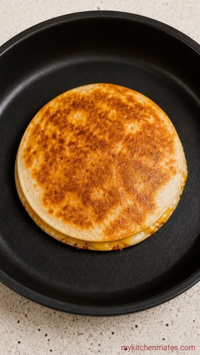 20-Minute Ground Turkey Quesadillas Step 3: Fry the Quesadillas