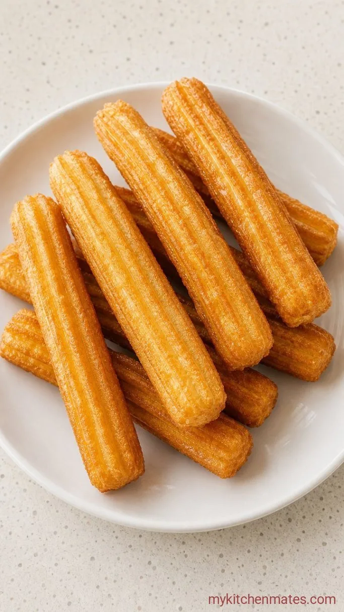 Crispy Gluten Free Churros (Ready in 30 Minutes) Step 3: Fry Until Golden