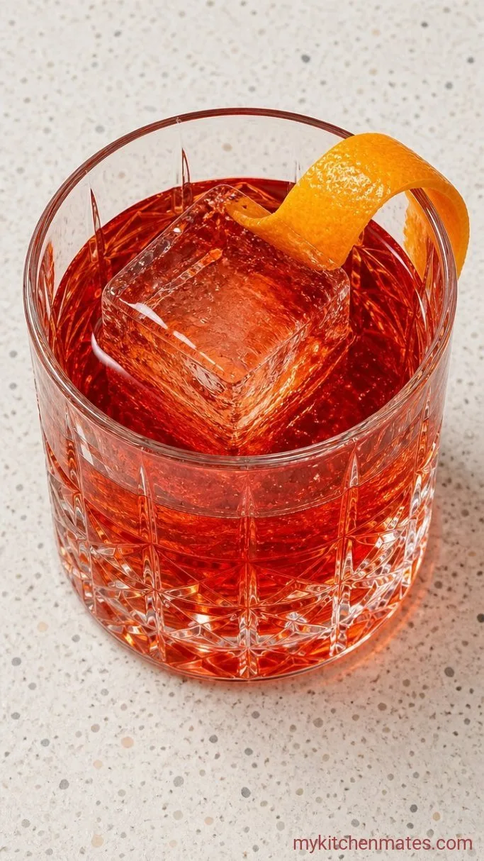 Classic 3-Ingredient Negroni Step 3: Garnish and Sip