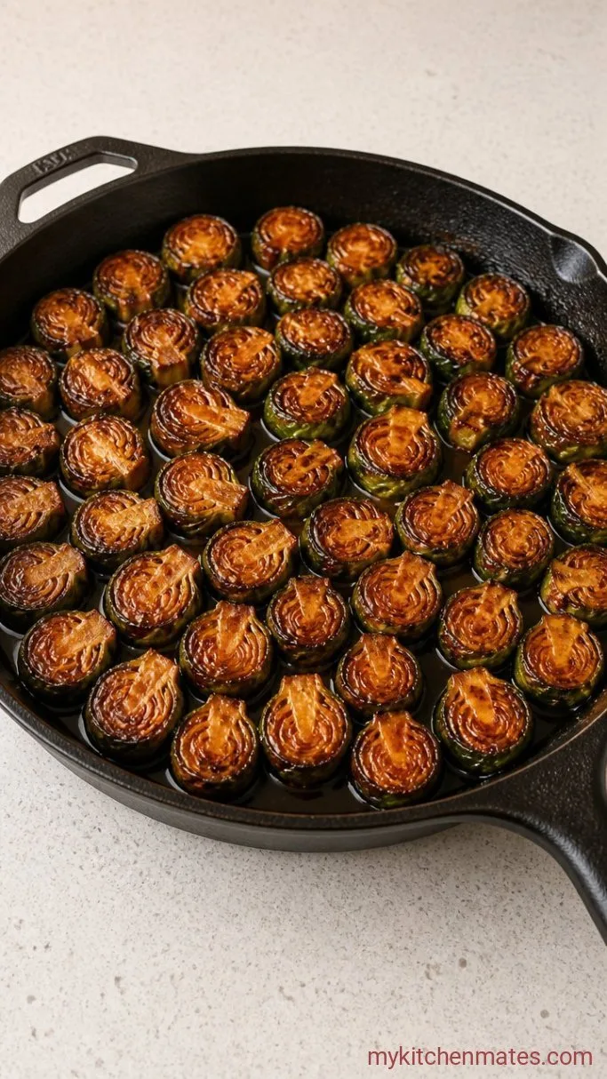 Step 3: Glaze the Brussels Sprouts
