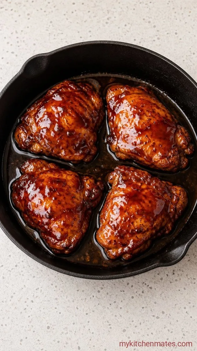 30-Minute Teriyaki Chicken Rice Bowl Step 3: Glaze the Chicken