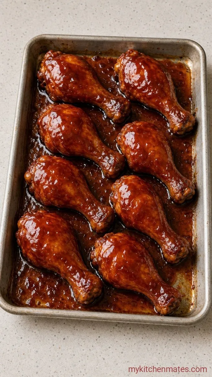 Step 3: Glaze the Drumsticks