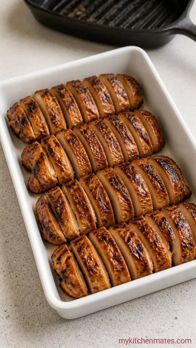 5-Minute Honey Mustard Marinade for Juicy Chicken Step 3: Grill and Slice the Chicken