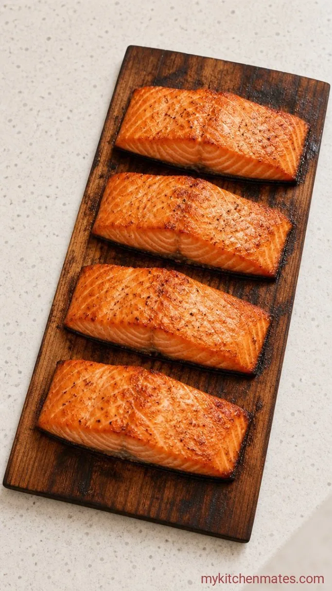 Cedar Plank Salmon with Maple Mustard Glaze Step 3: Grill on the Plank