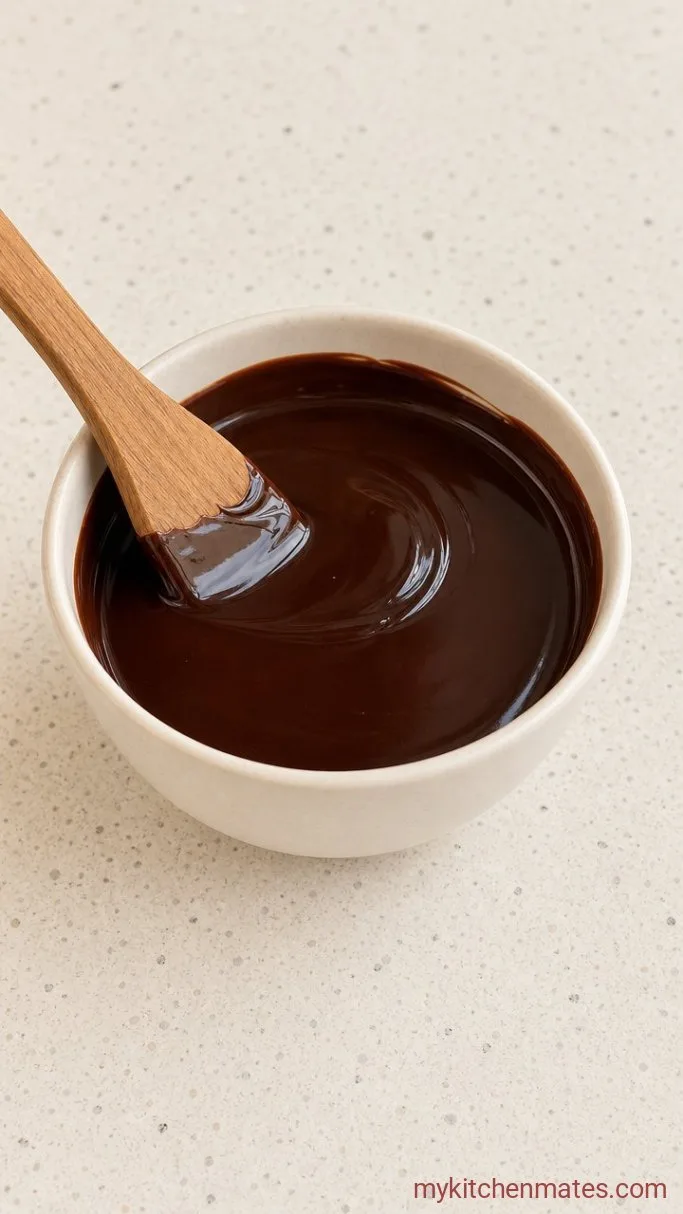 Step 3: Heat and Stir the Ganache