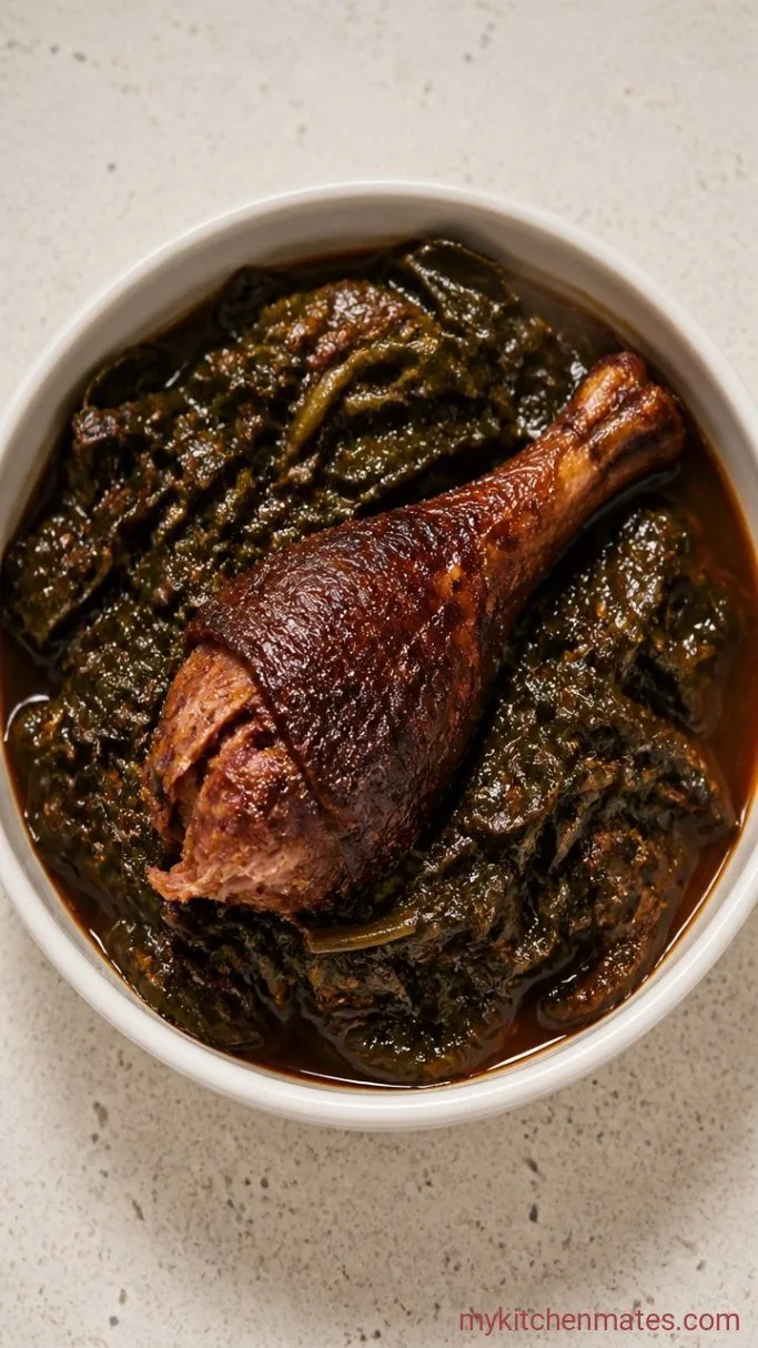 Crockpot Collard Greens with Smoked Turkey Step 3: Ladle and Serve