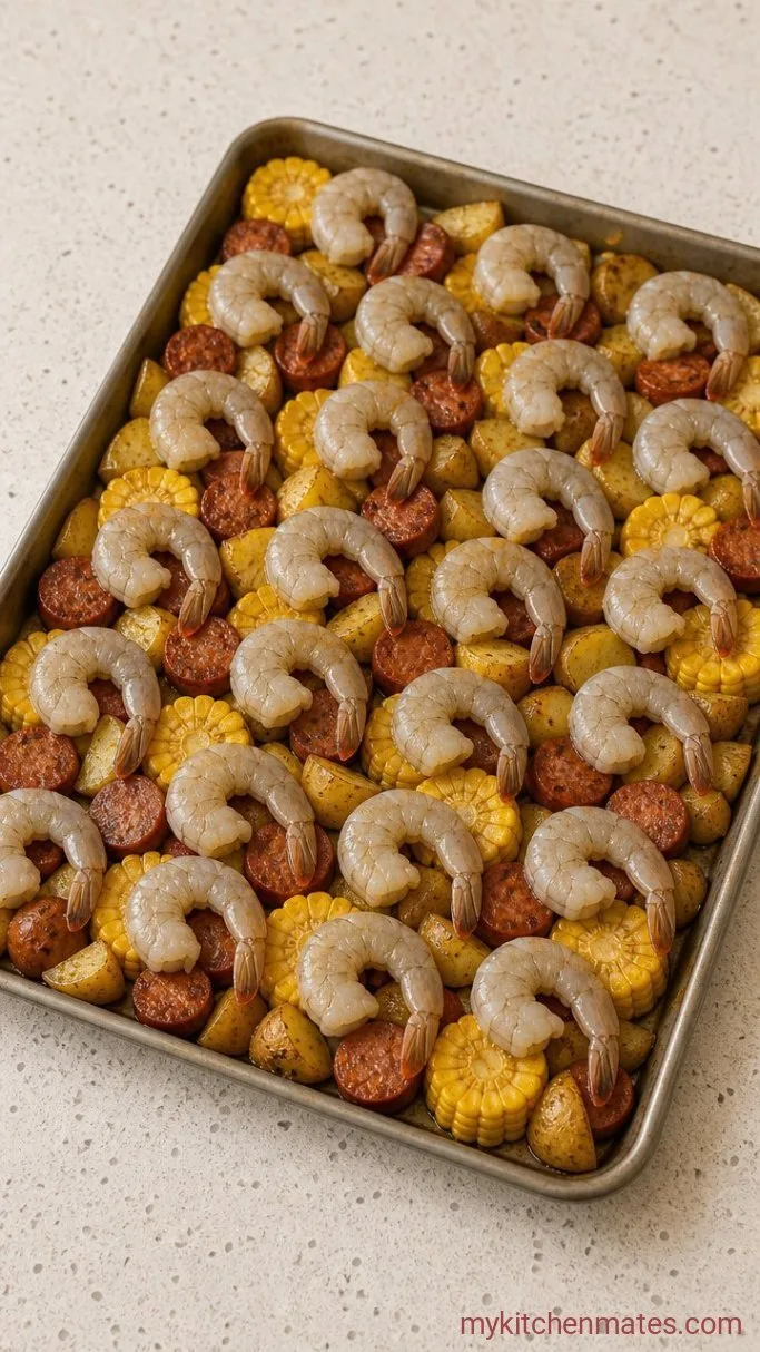Step 3: Lay the Shrimp on Top