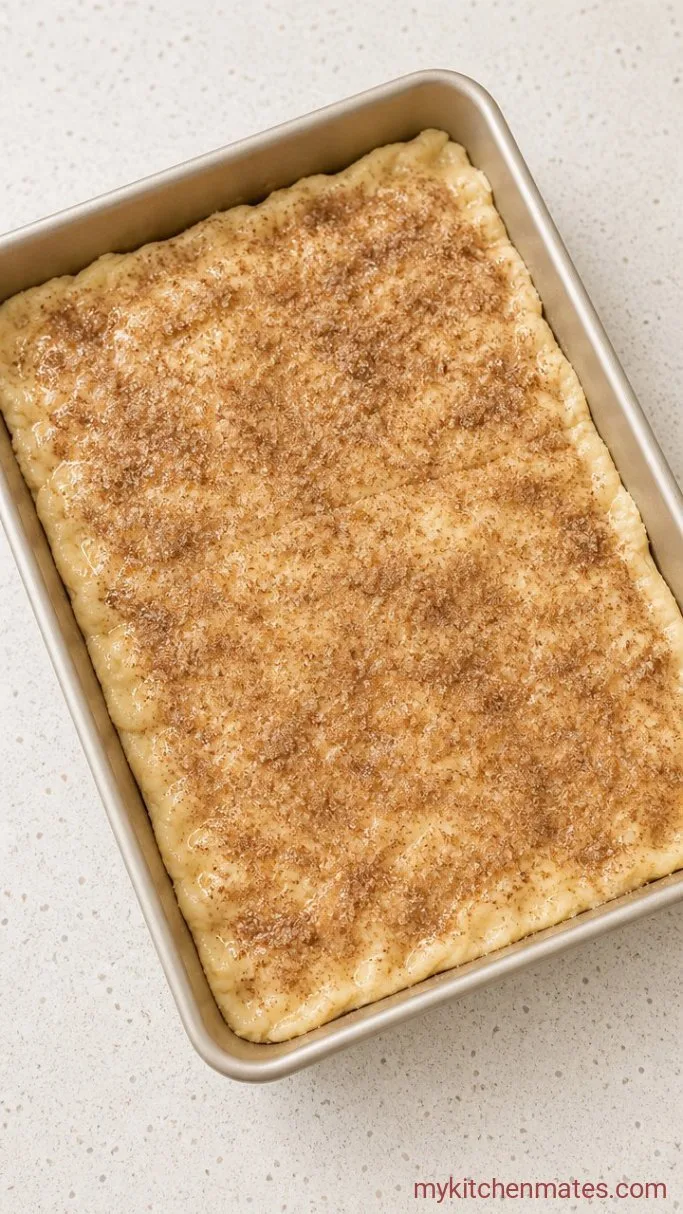 Step 3: Layer on the Top Crust and Cinnamon Sugar