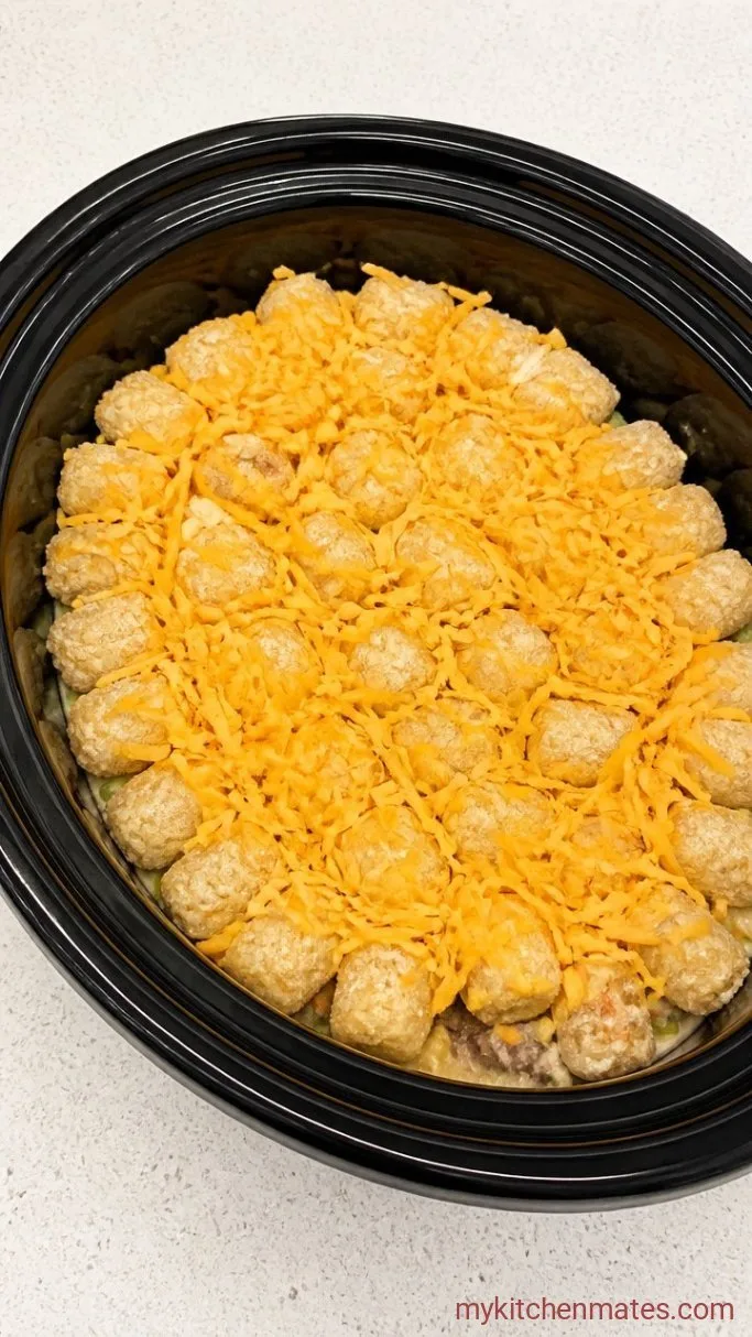 Step 3: Layer the Casserole in the Slow Cooker
