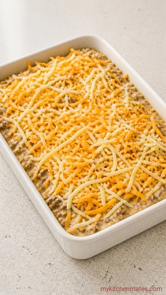 Step 3: Layer the Cheese and Bake