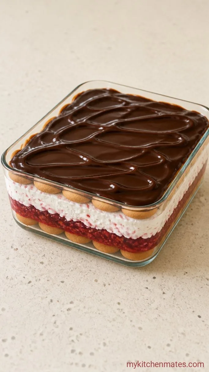 No-Bake Christmas Cookie Lasagna Step 3: Layer the Cookie Lasagna