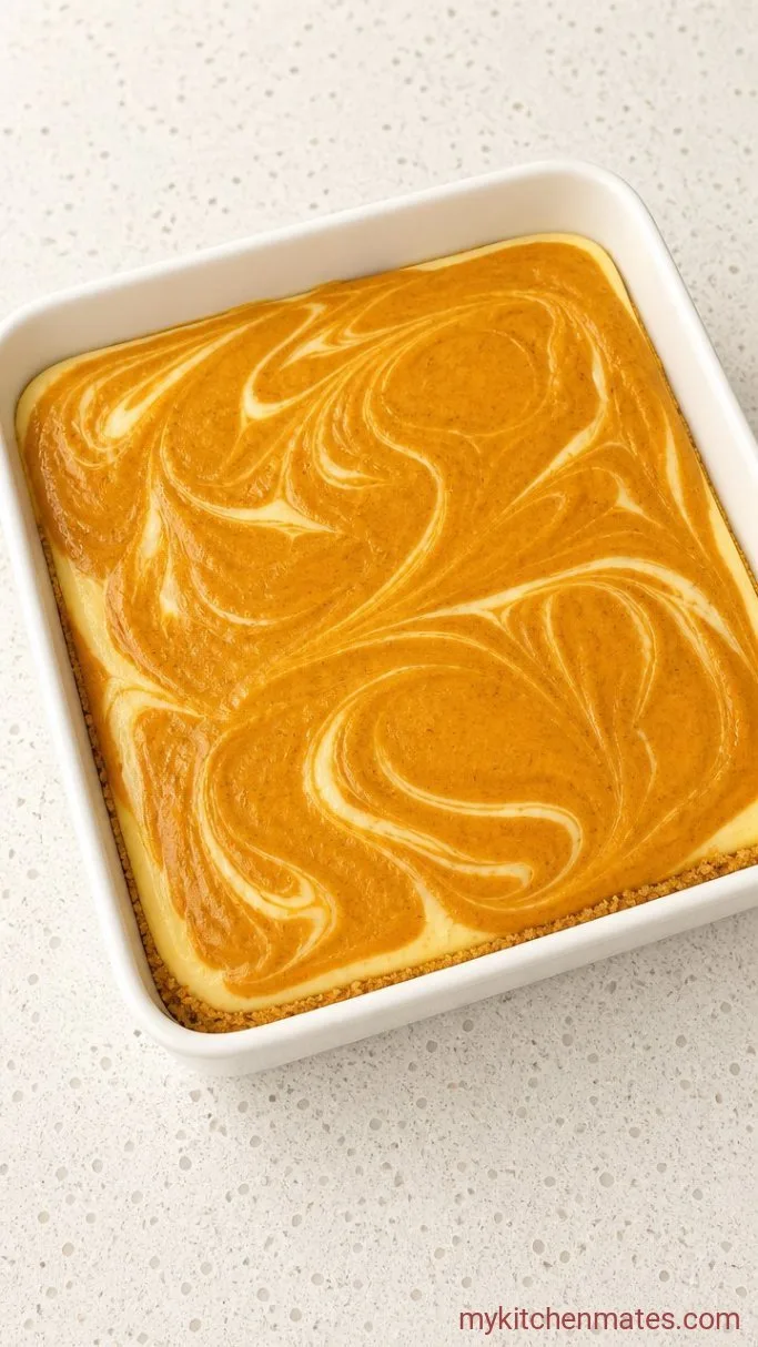 Step 3: Layer the Pumpkin Batter