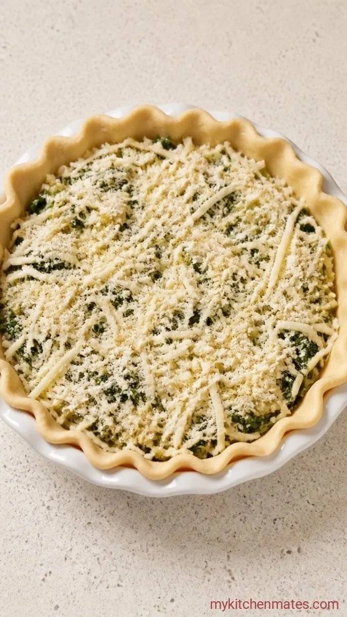 Step 3: Layer the Spinach and Artichoke Filling