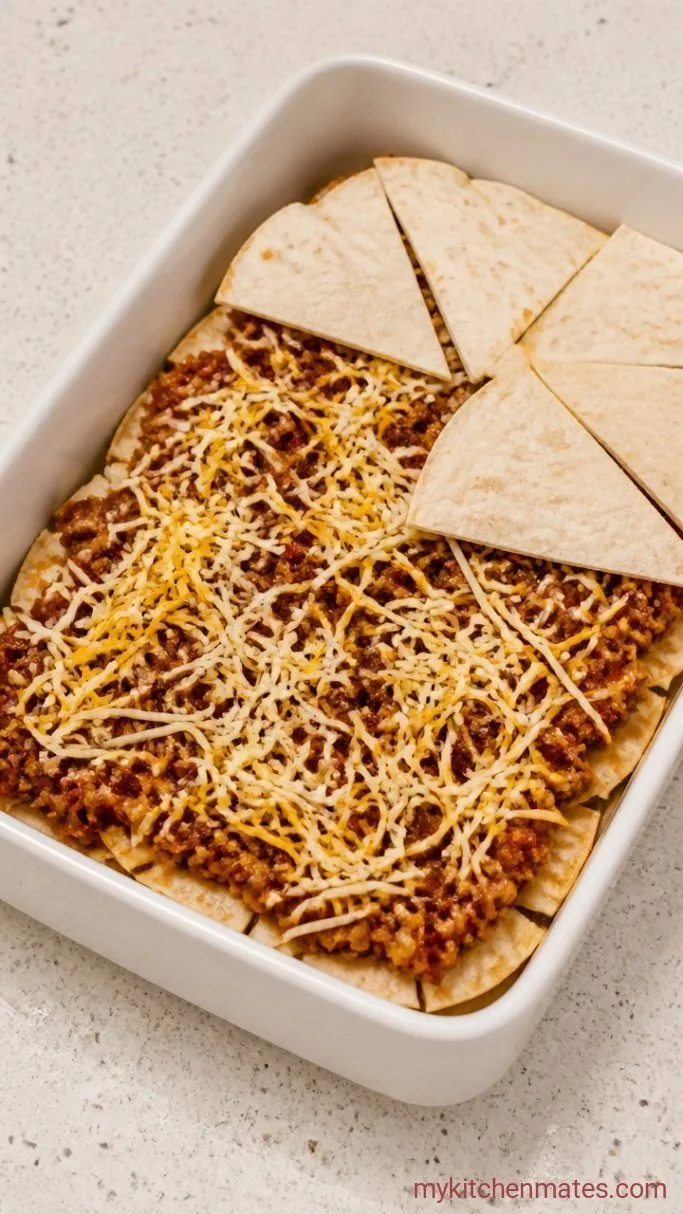Step 3: Layer the Tortillas