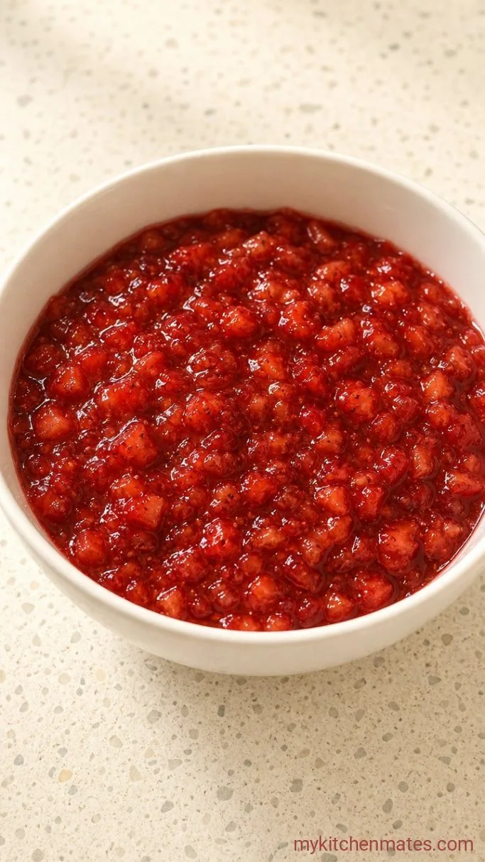 Step 3: Macerate the Strawberries