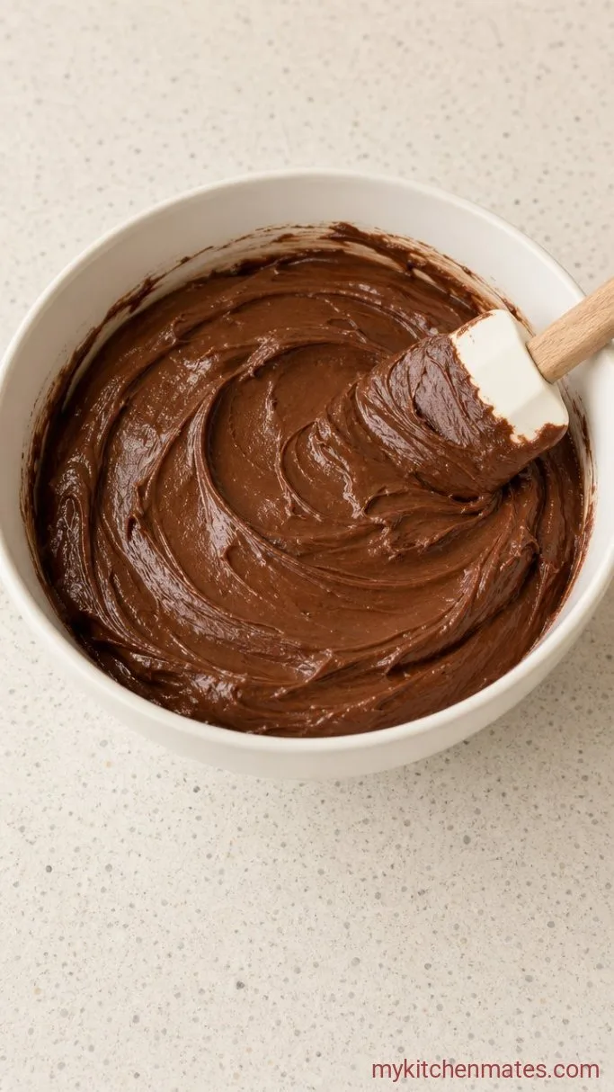 Rich, Moist Chocolate Groom's Cake Step 3: Make the Chocolate Frosting
