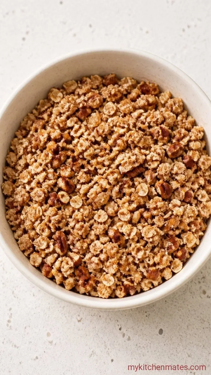 Creamy Gluten-Free Sweet Potato Casserole with Pecan Crumble Step 3: Make the Crumb Topping