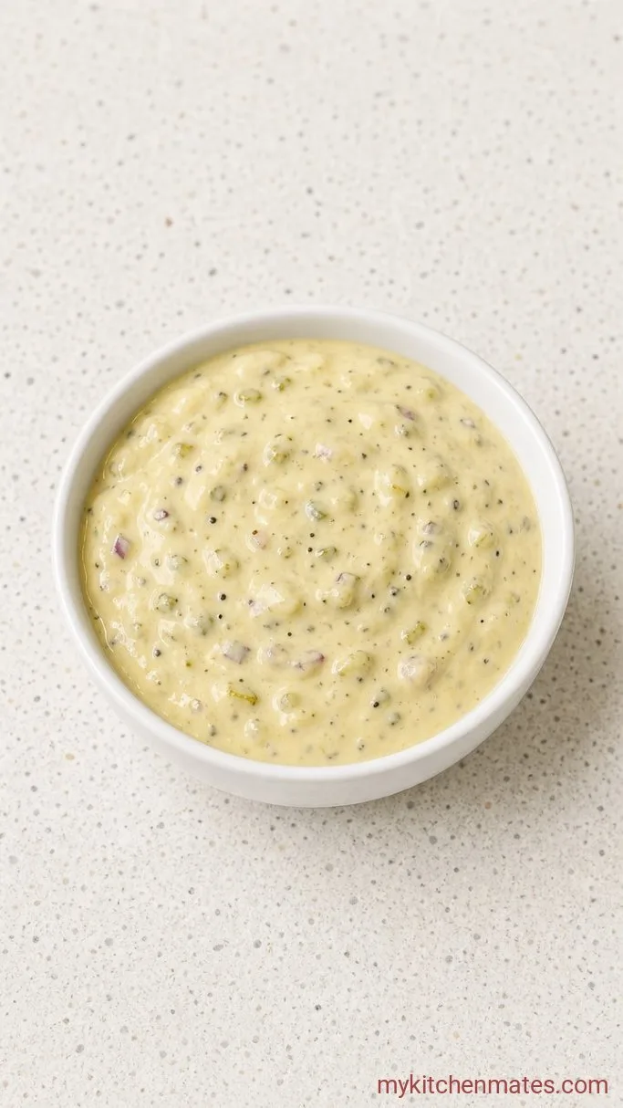 Creamy Macaroni Salad with Egg Step 3: Make the Dressing