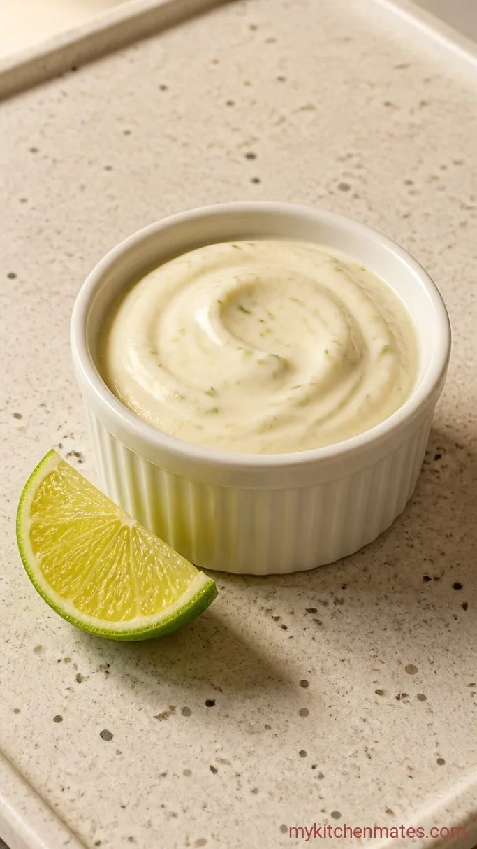 Quick BBQ Chicken Bowl with Black Beans and Corn Step 3: Make the Lime Crema