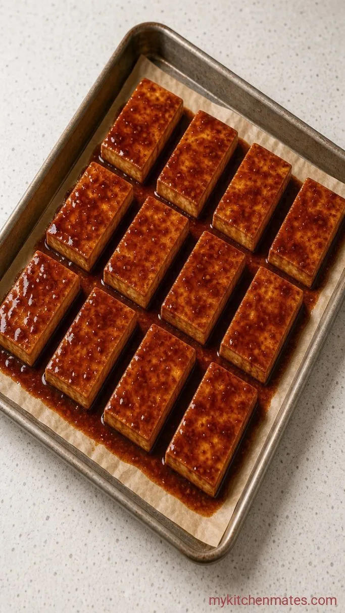 Step 3: Marinate and Arrange the Strips
