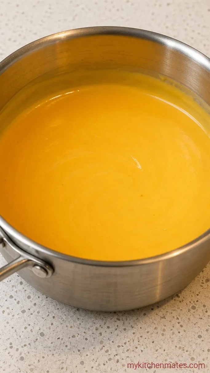 15-Minute Stovetop Greek Yogurt Mac and Cheese Step 3: Melt the Cheese