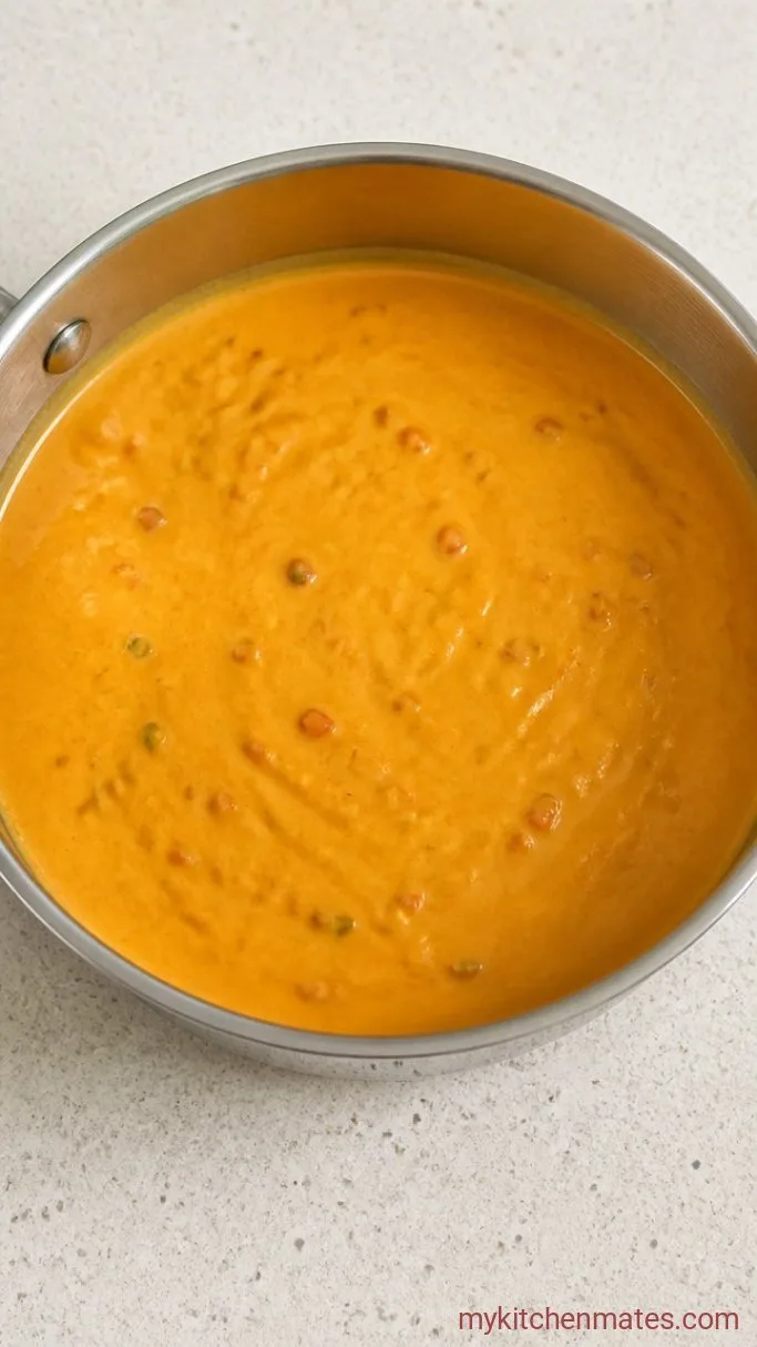 Stovetop Chili Con Queso Dip in 20 Minutes Step 3: Melt the Cheese