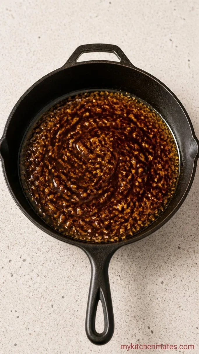 Garlic Butter Steak Lightning Noodles (15 Minutes) Step 3: Melt the Garlic Butter