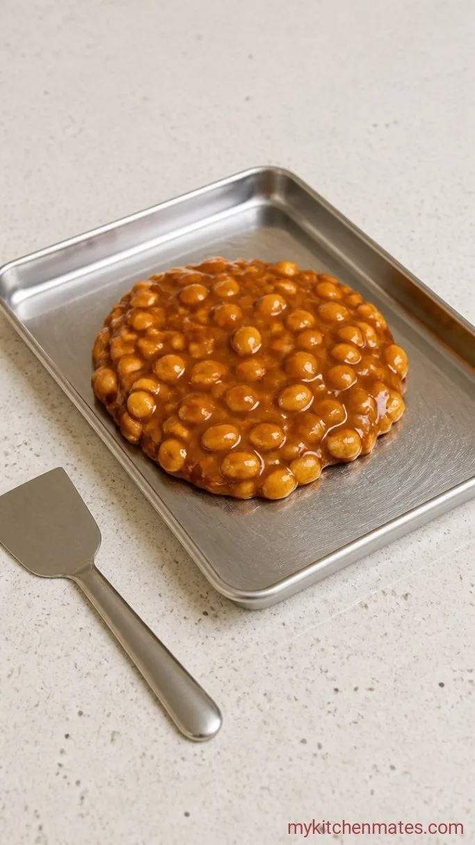 Step 3: Mix and Spread the Chikki