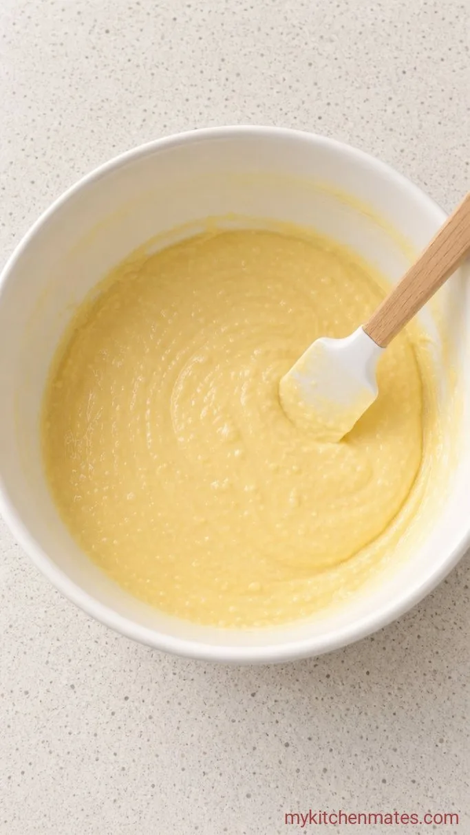 Step 3: Mix in the Egg, Vanilla, and Cottage Cheese