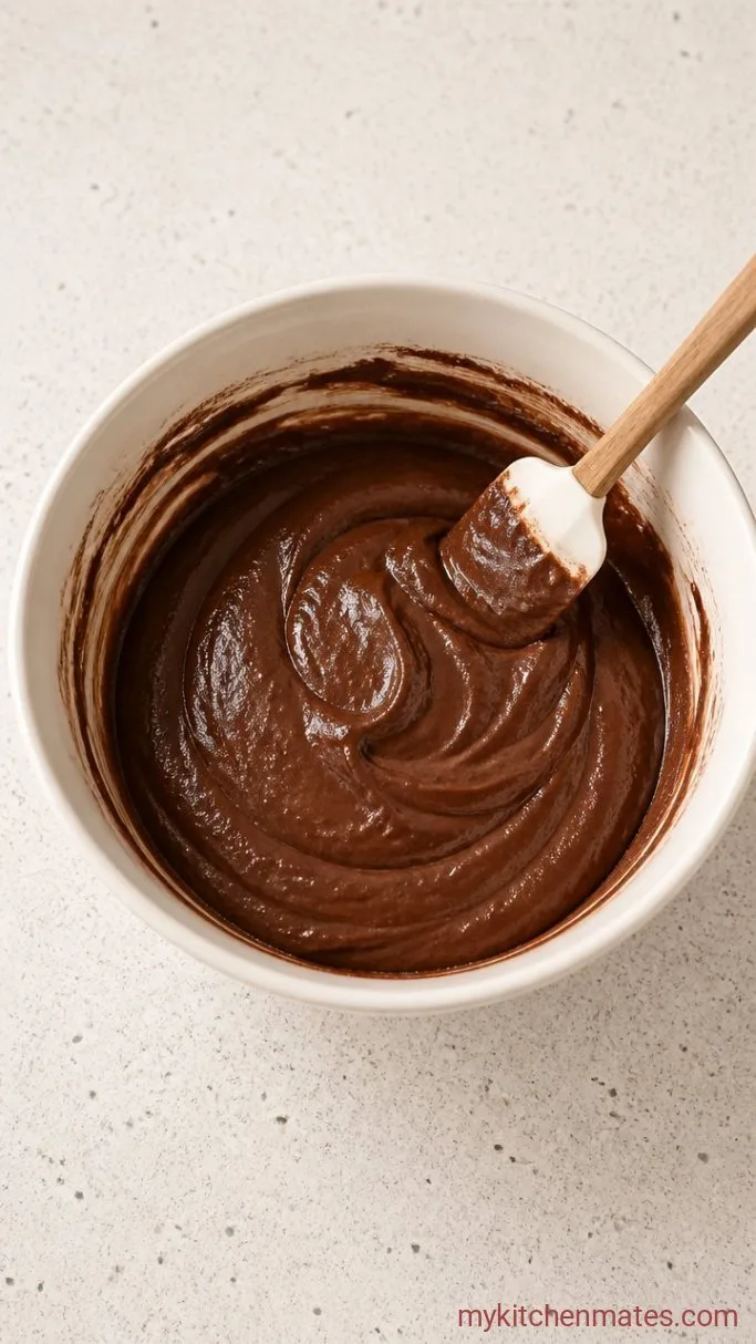 Construction Birthday Cake with Buttercream and Cookie Dirt Step 3: Mix the Batter