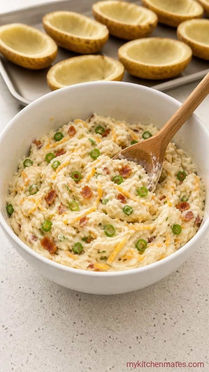 Step 3: Mix the Cheesy Filling