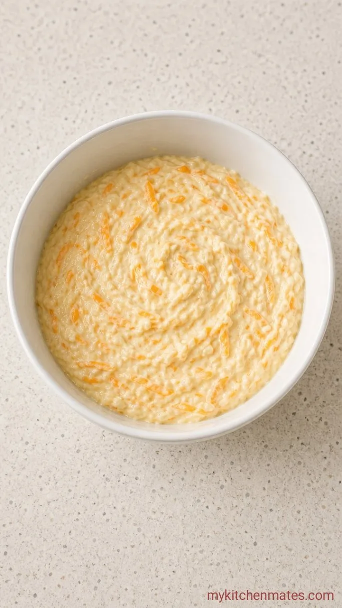 Step 3: Mix the Cheesy Top