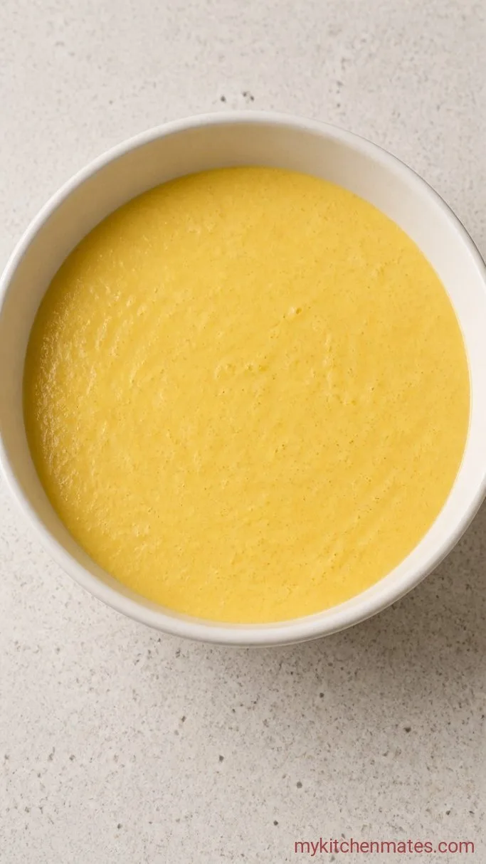One-Skillet Chili Cornbread Casserole Step 3: Mix the Cornbread Topping