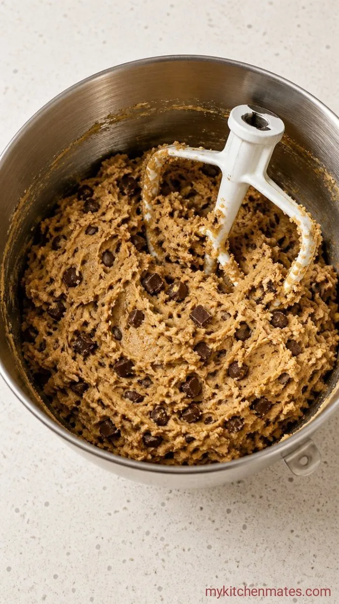 Step 3: Mix the Dry Ingredients and Fold in Chocolate