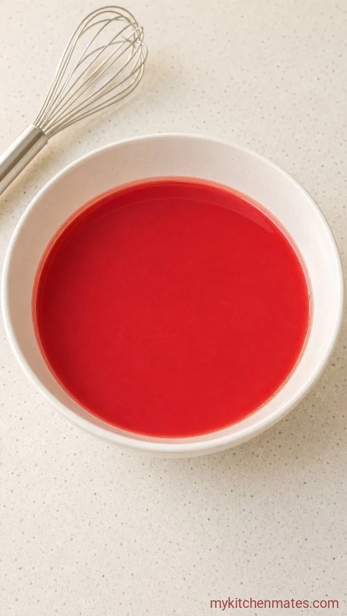 Step 3: Mix the Strawberry Condensed Milk Soak