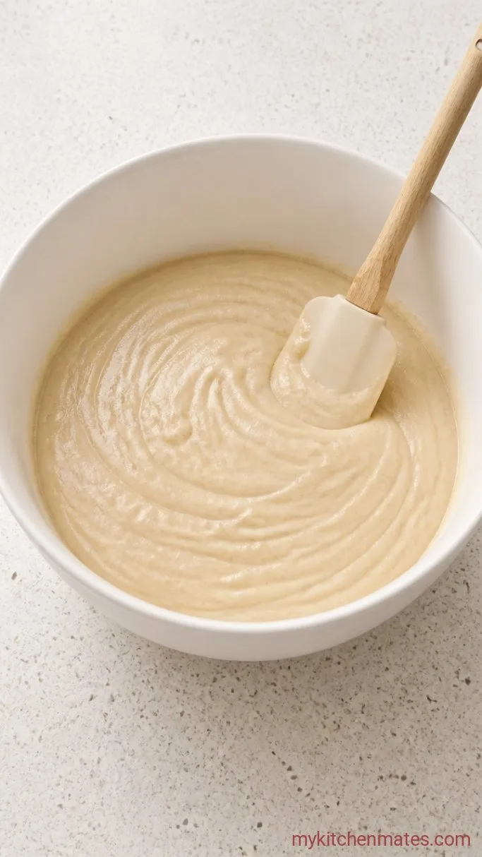 Step 3: Mix the wet ingredients into the dry
