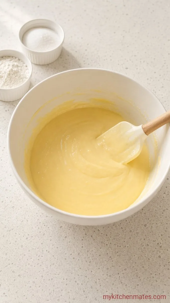 Jiggly Japanese Souffle Pancakes Step 3: Mix the Yolk Batter