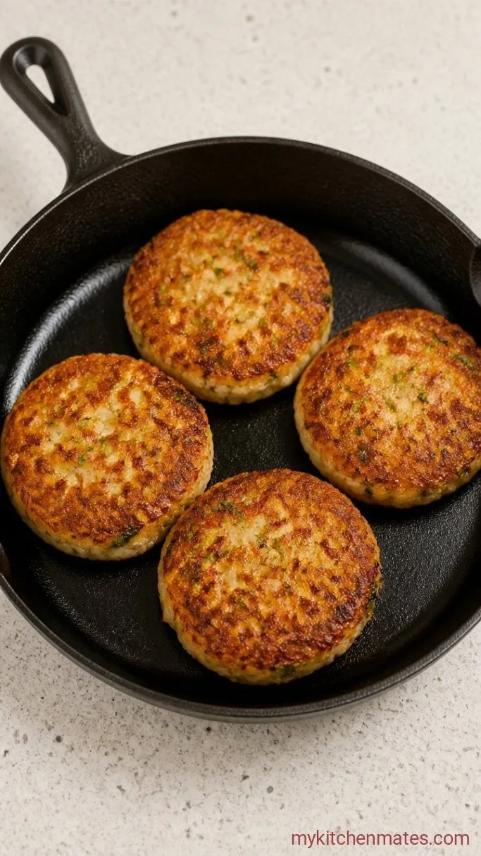 Crispy Mashed Potato Pancakes (Use Up Leftovers!) Step 3: Pan-Fry the Pancakes