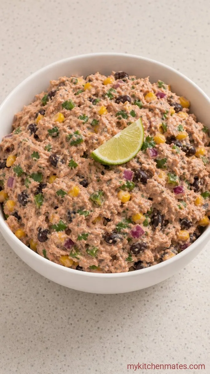 5-Minute Mexican Tuna Salad Step 3: Pile and Serve