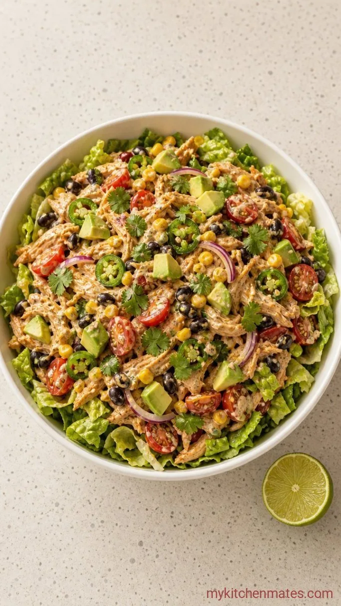 Step 3: Pile onto Greens and Add Avocado
