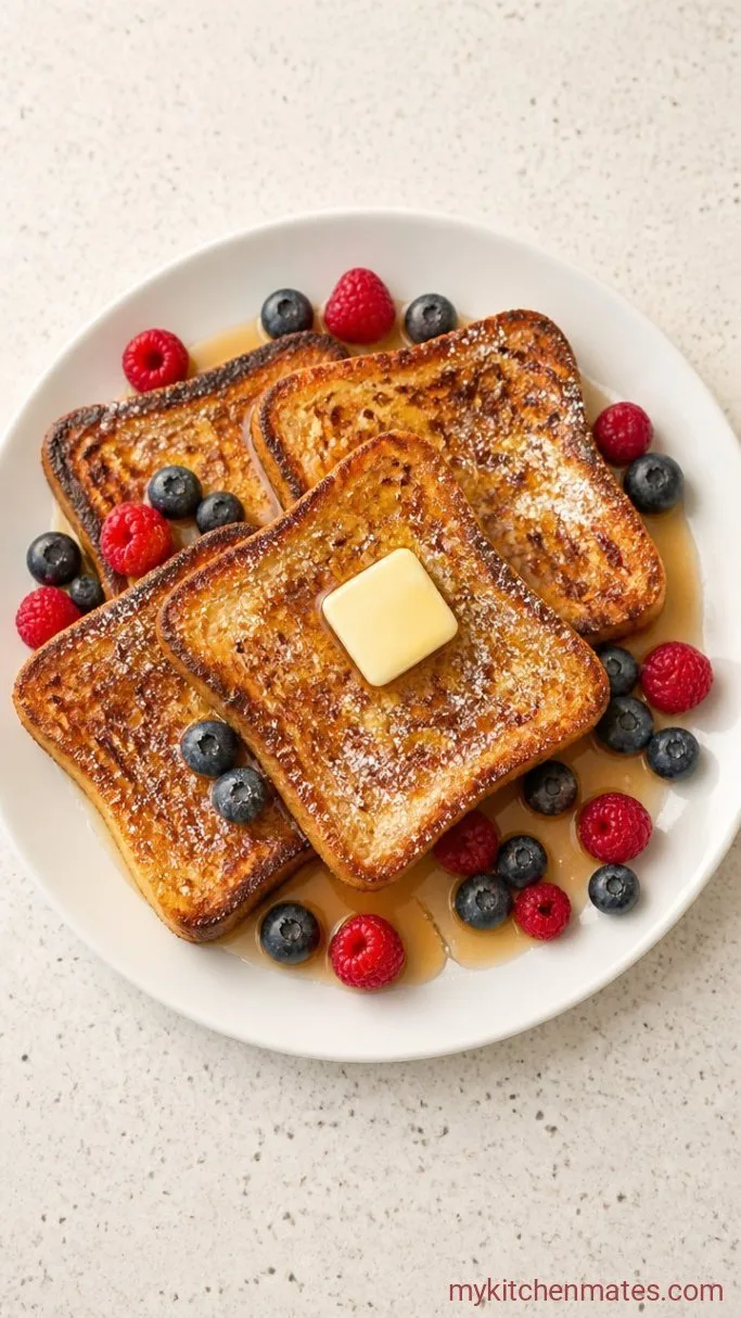 15-Minute Keto French Toast Step 3: Plate and Serve Hot