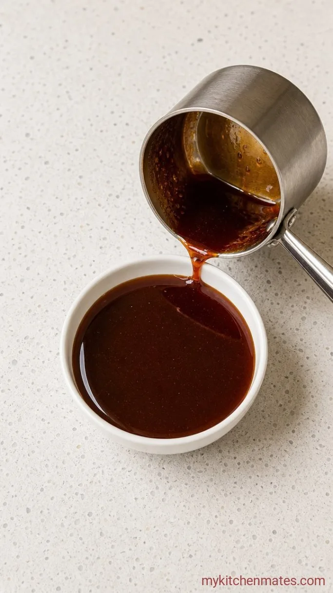 Step 3: Pour and Cool the Sauce