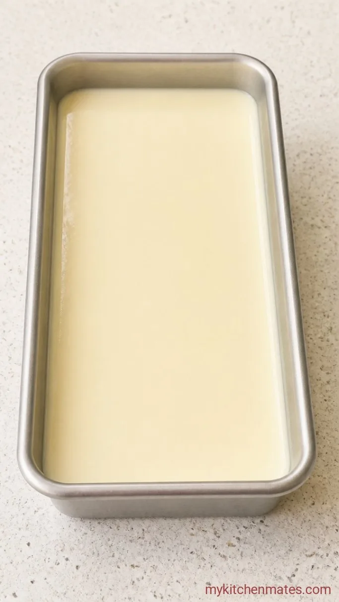 Step 3: Pour and Freeze