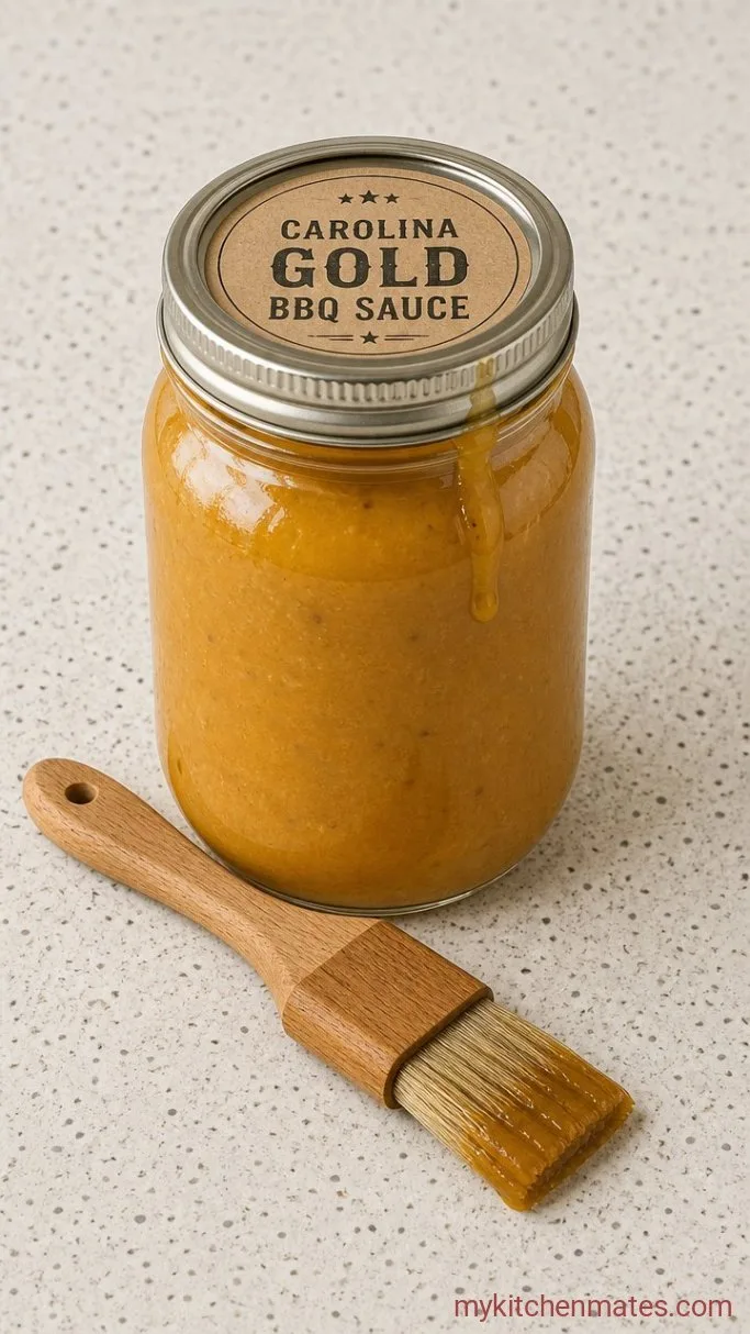 5-Minute Carolina Gold BBQ Sauce Step 3: Pour and Serve